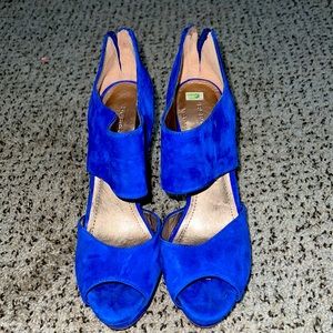 Blue BCBG heels